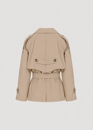 LUNA CROPPED TRENCH COAT