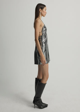 METALLIC ARI ELBİSE