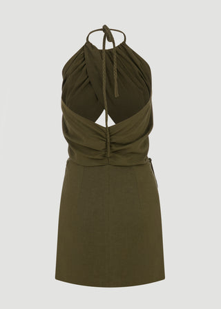 SIMONETTA KETEN ELBİSE