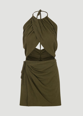 SIMONETTA KETEN ELBİSE